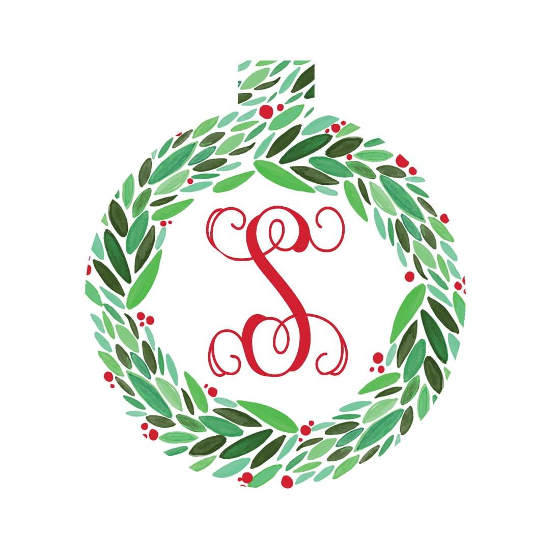 Wreath Ornament - Bella Lia Boutique