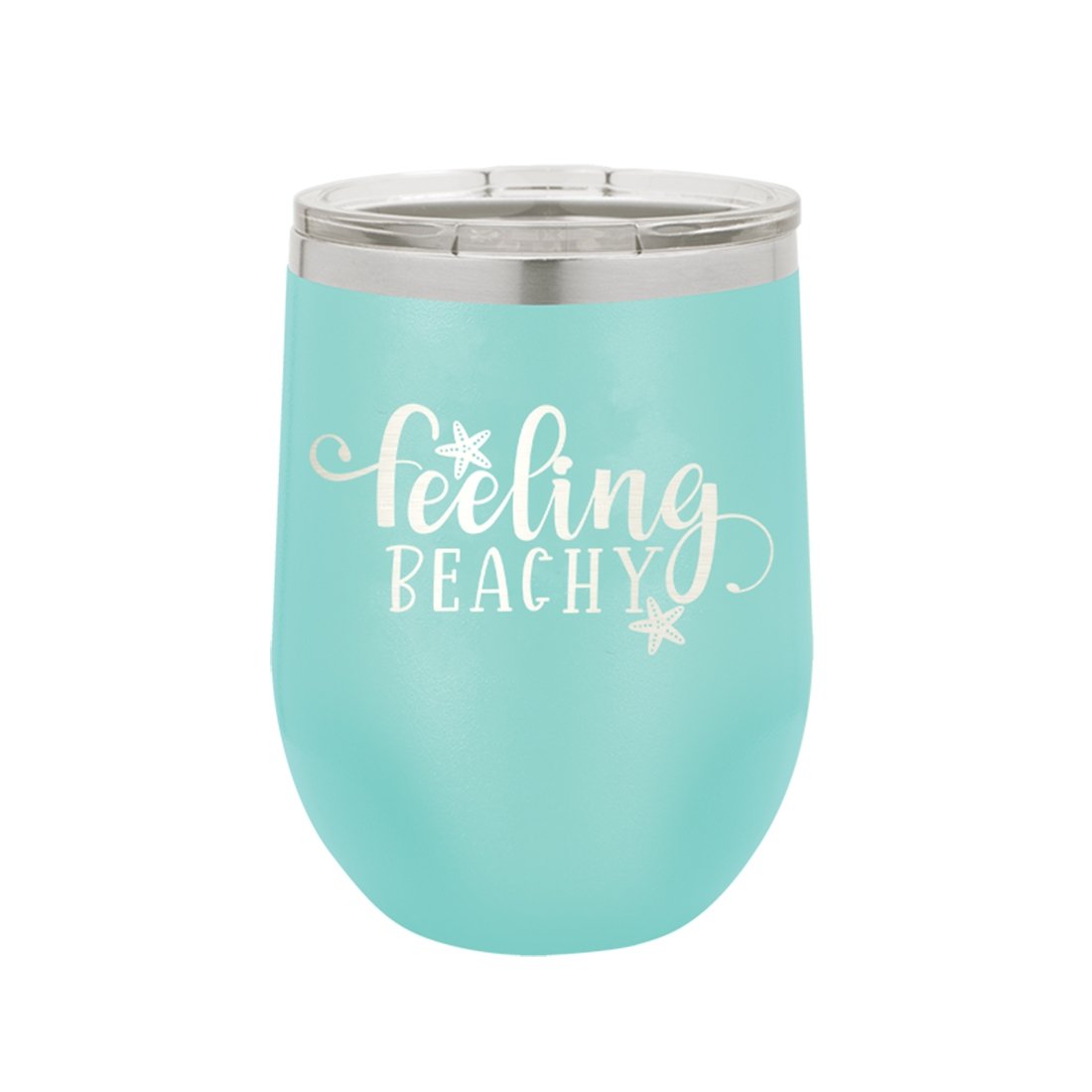 Feeling Beachy Teal 12oz Insulated Tumbler - Bella Lia Boutique