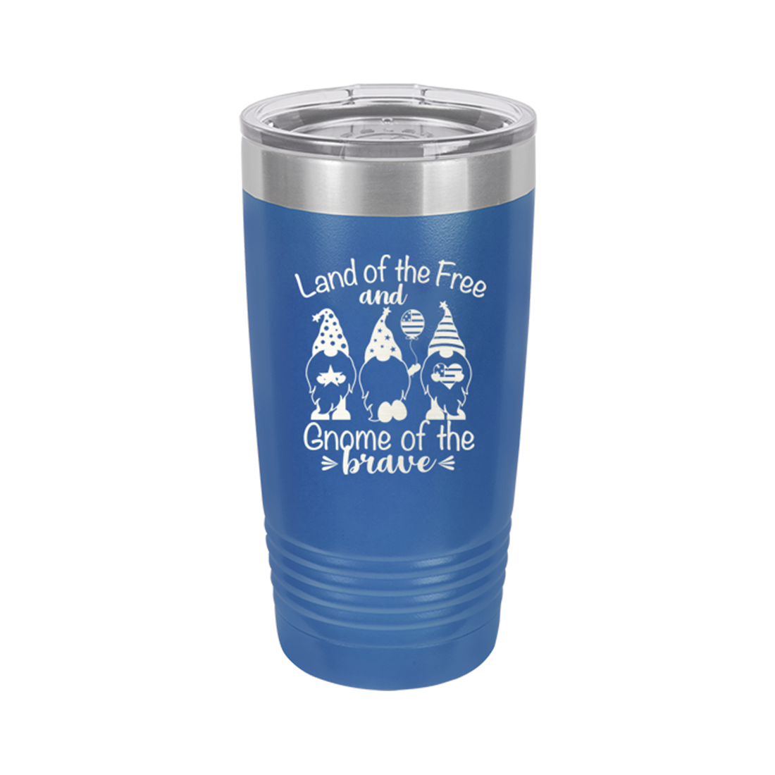 Gnome of the Brave Royal Blue 20oz Insulated Tumbler - Bella Lia Boutique