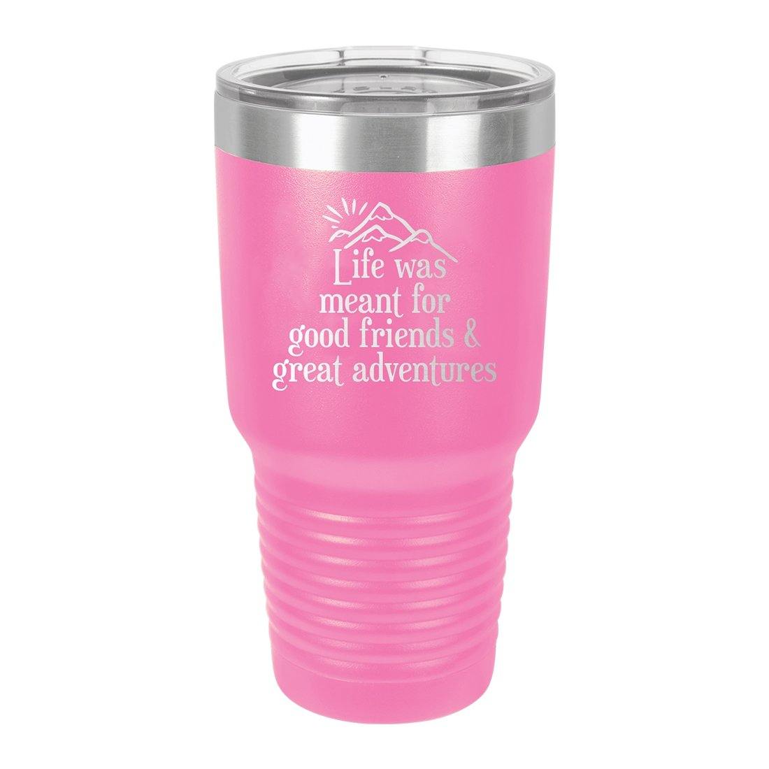 Adventures Pink 30oz Insulated Tumbler - Bella Lia Boutique