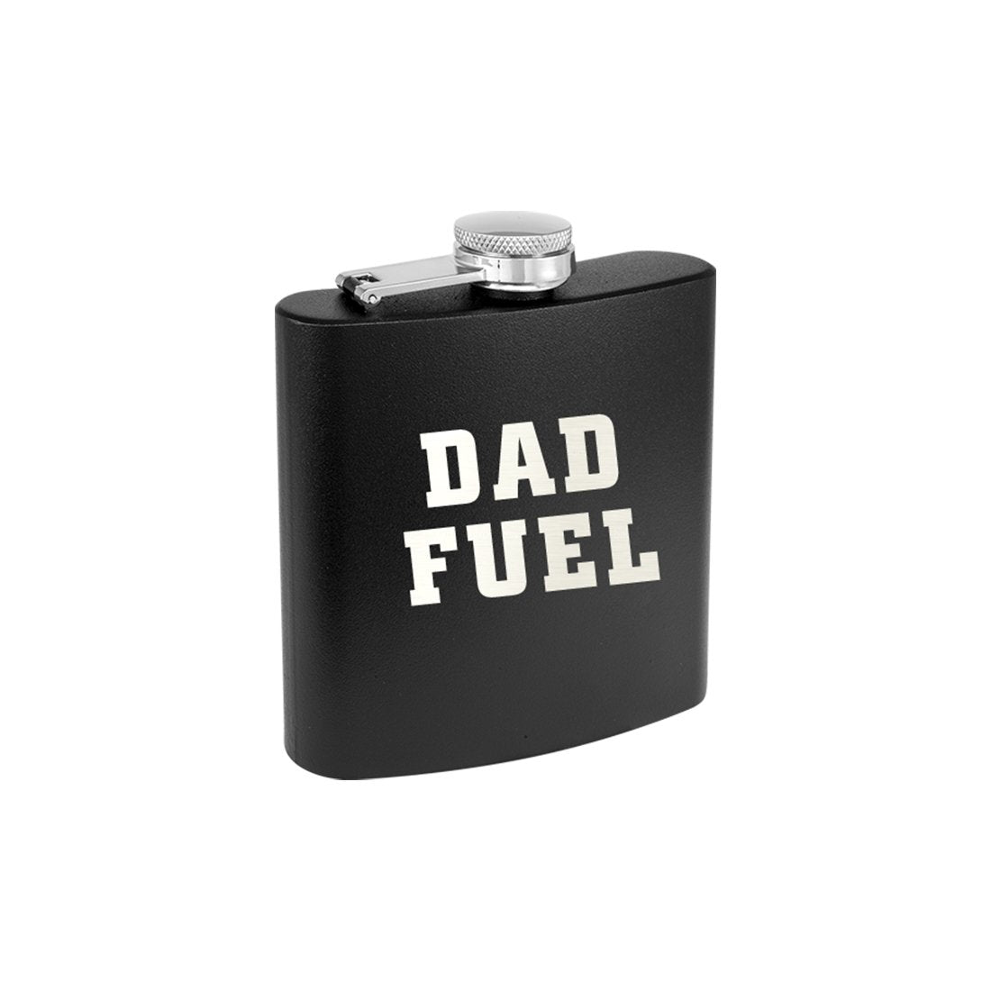 Dad Fuel Black 6oz Insulated Flask - Bella Lia Boutique