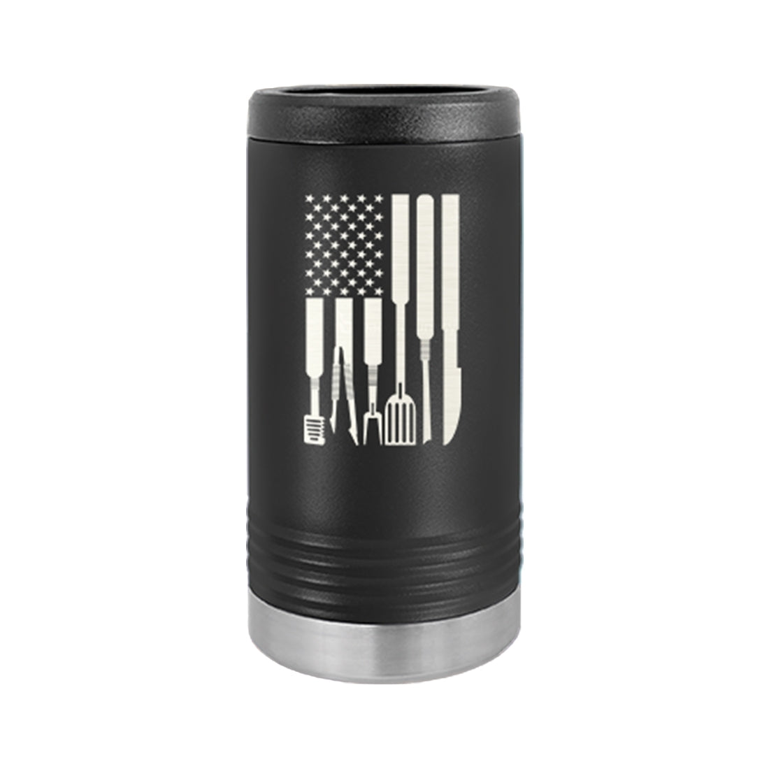Grill Flag Slim Can Beverage Holder - Bella Lia Boutique