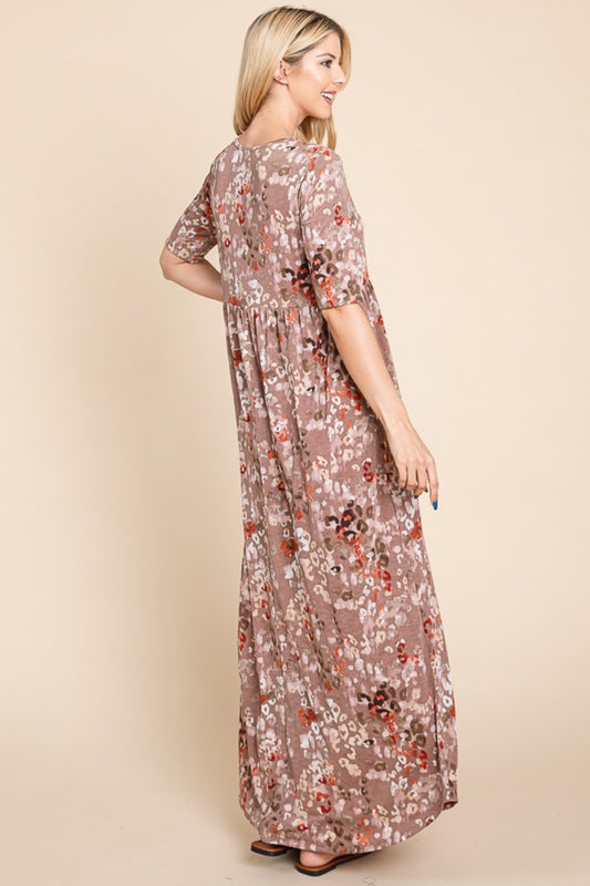 Phoenix Shirred Maxi Dress