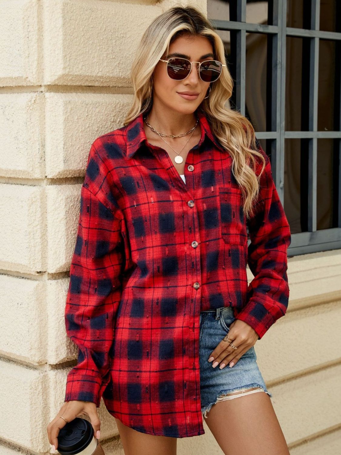 Tallulah Plaid Top | Multiple Colors