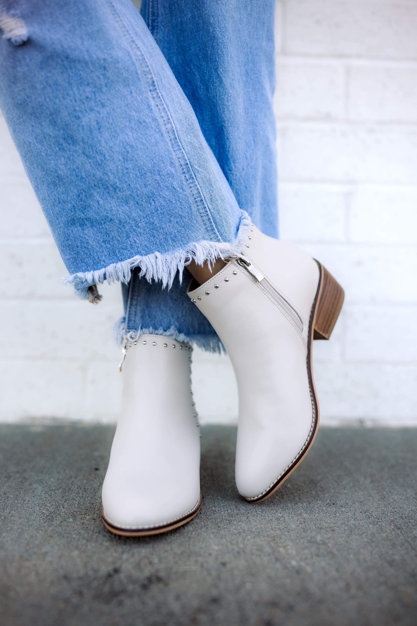 Cassie Booties | Ivory