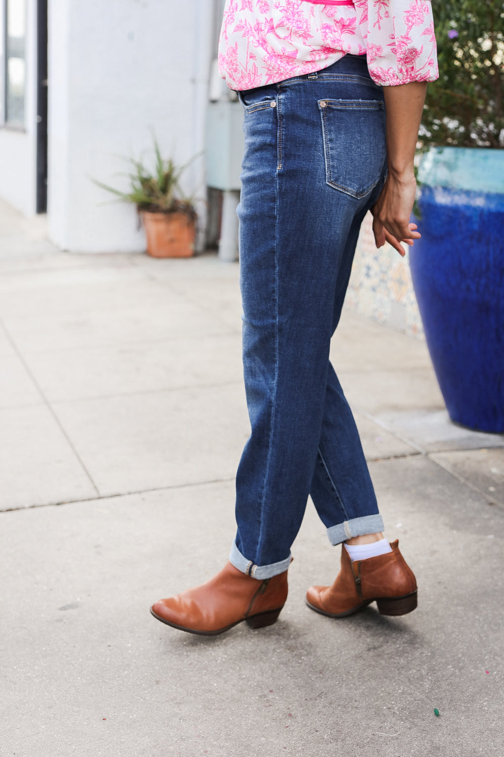 Zara Mid-Rise Cuffed Boyfriend Jeans | Judy Blue