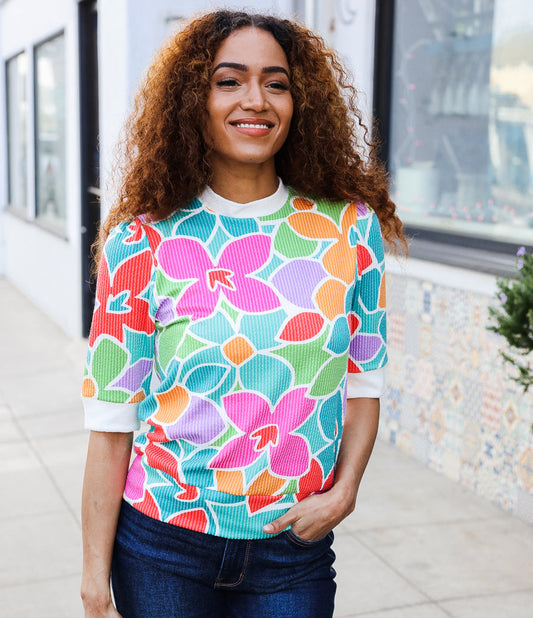 Spring Vibes Floral Top