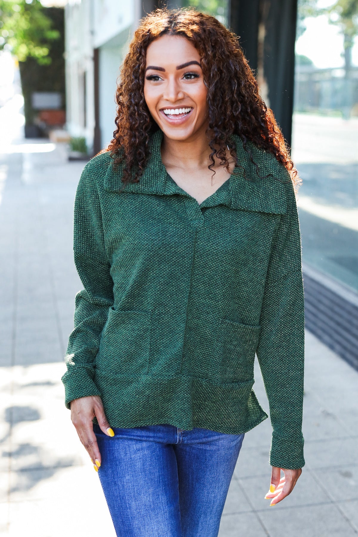 Easy Living Oversized Sweater | Olive