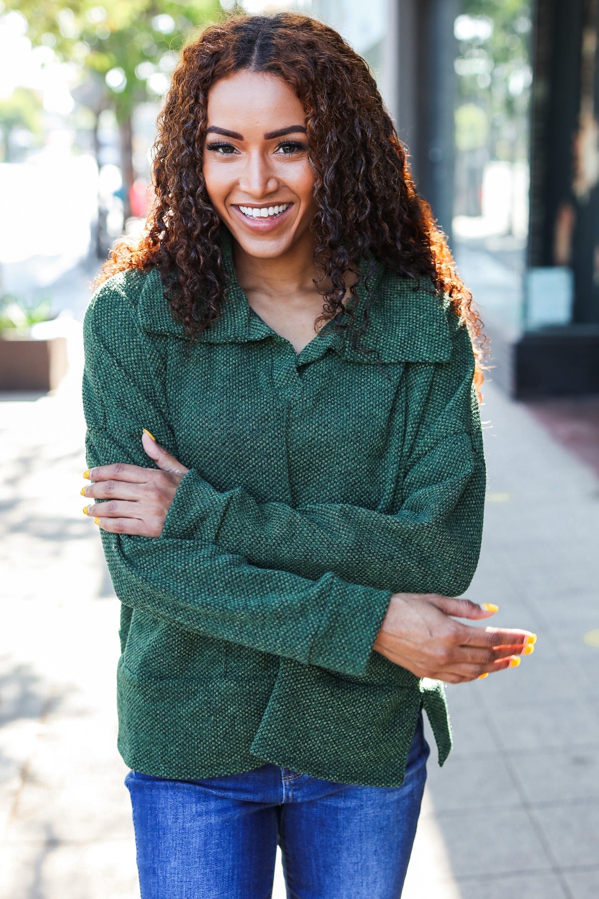 Easy Living Oversized Sweater | Olive