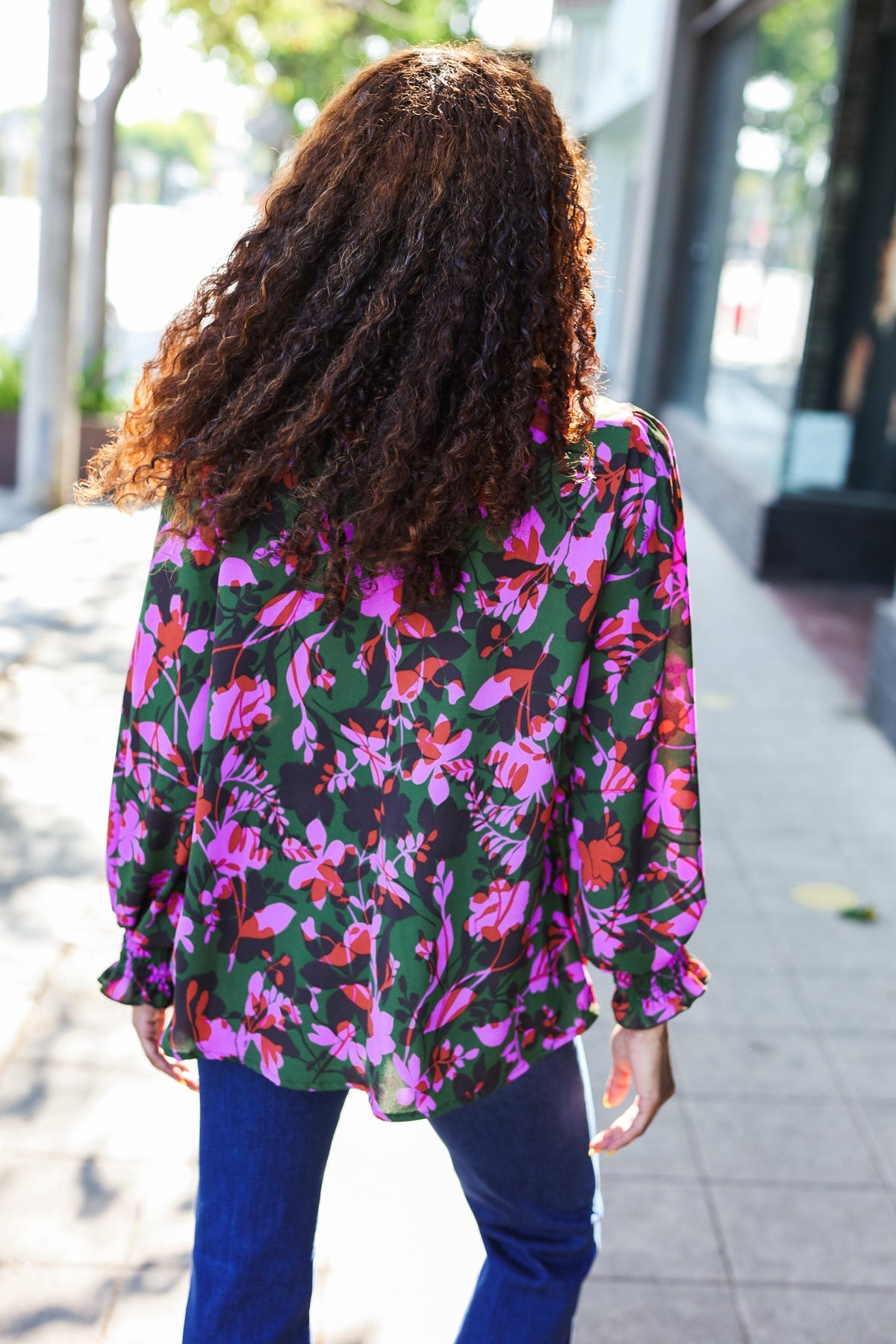 Eyes On You Floral Smocked Top