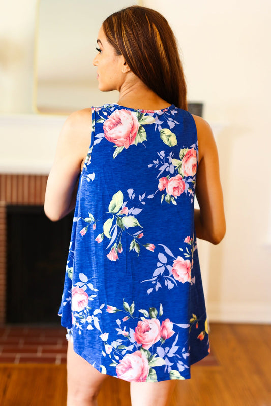 Sunny Days Floral Sleeveless Top