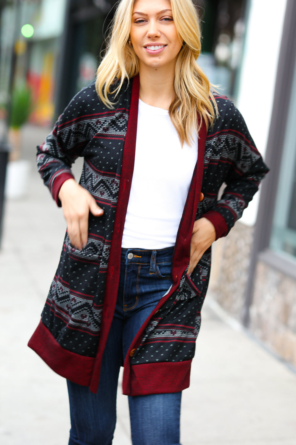 Classic Holiday Cardigan