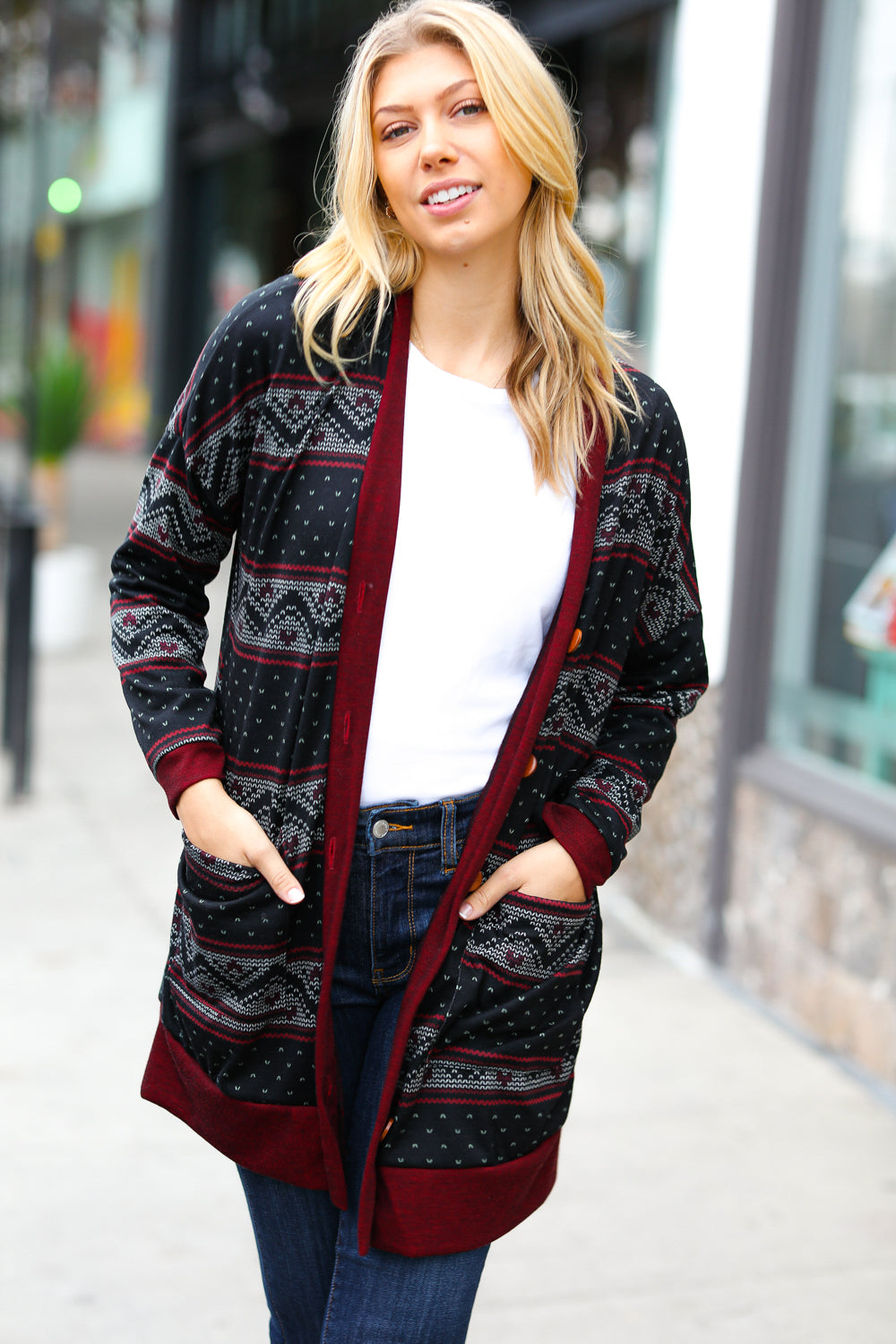 Classic Holiday Cardigan