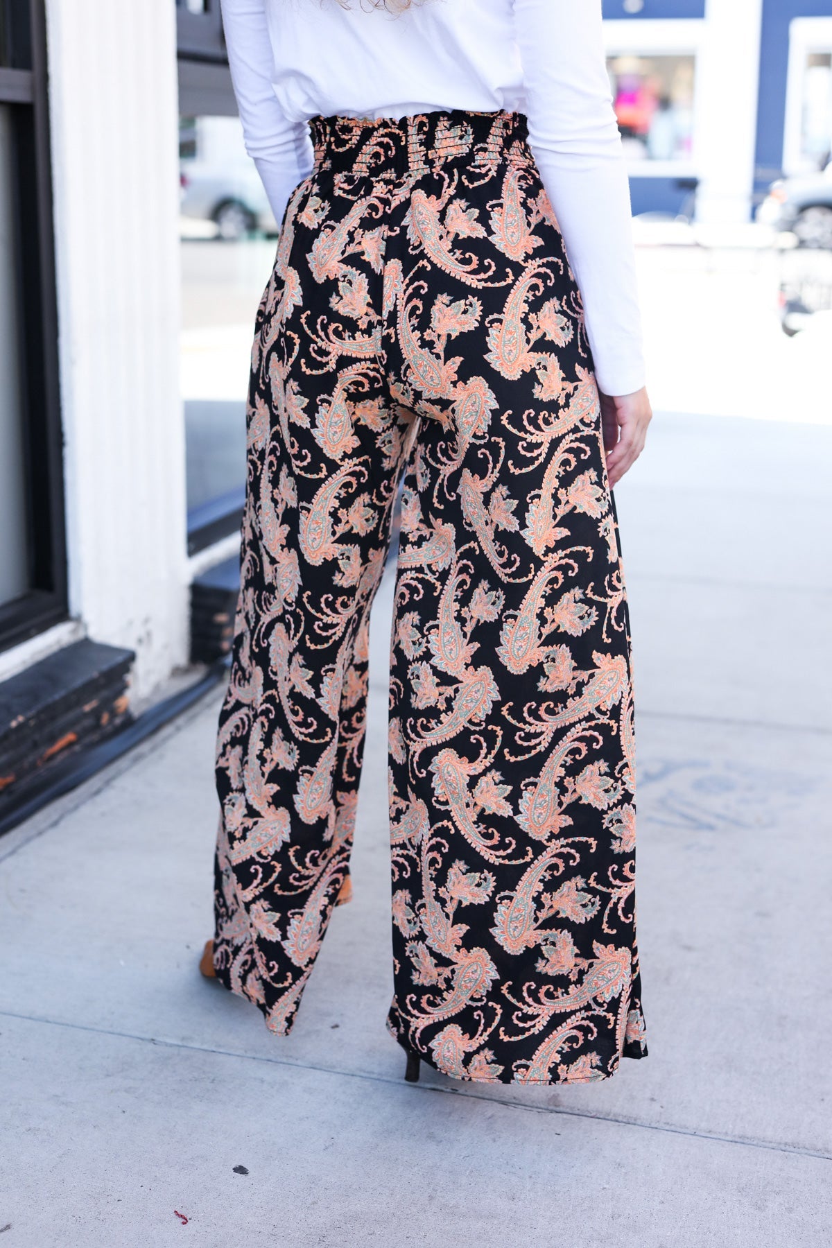 Fall Vibes Paisley Palazzo Pants