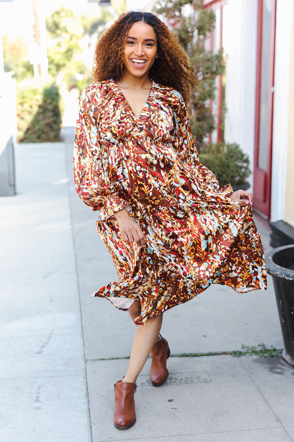 Feeling Femme Floral Maxi Dress