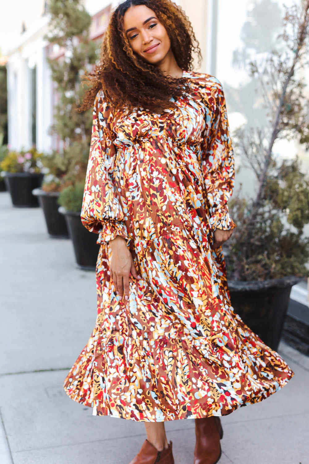 Feeling Femme Floral Maxi Dress