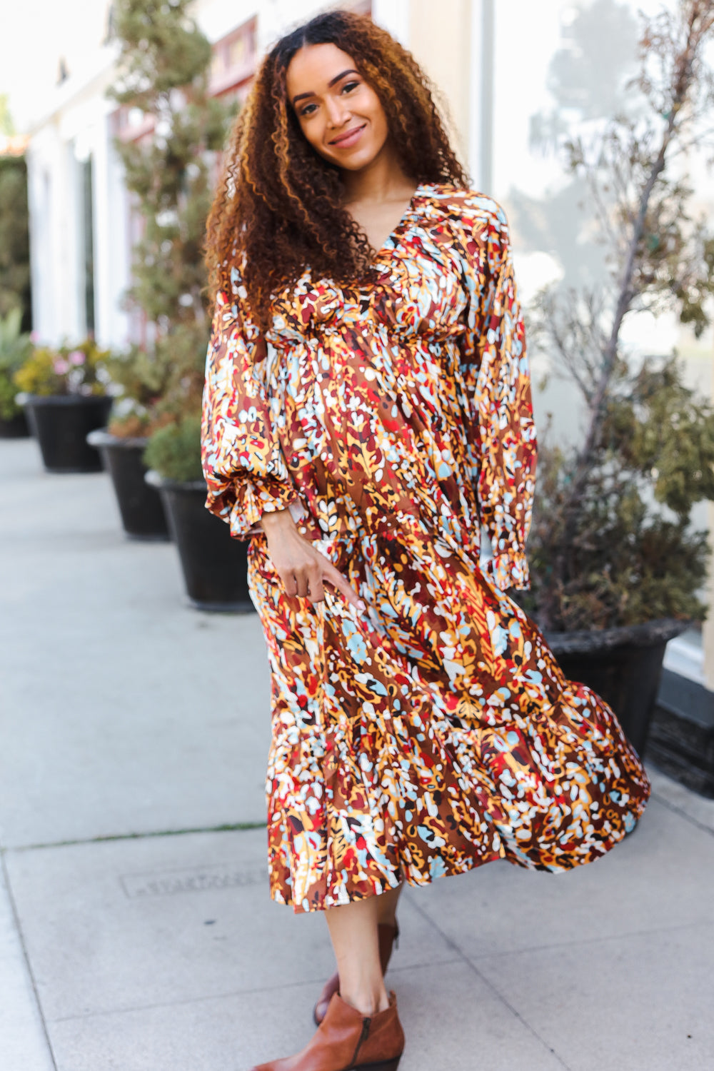 Feeling Femme Floral Maxi Dress