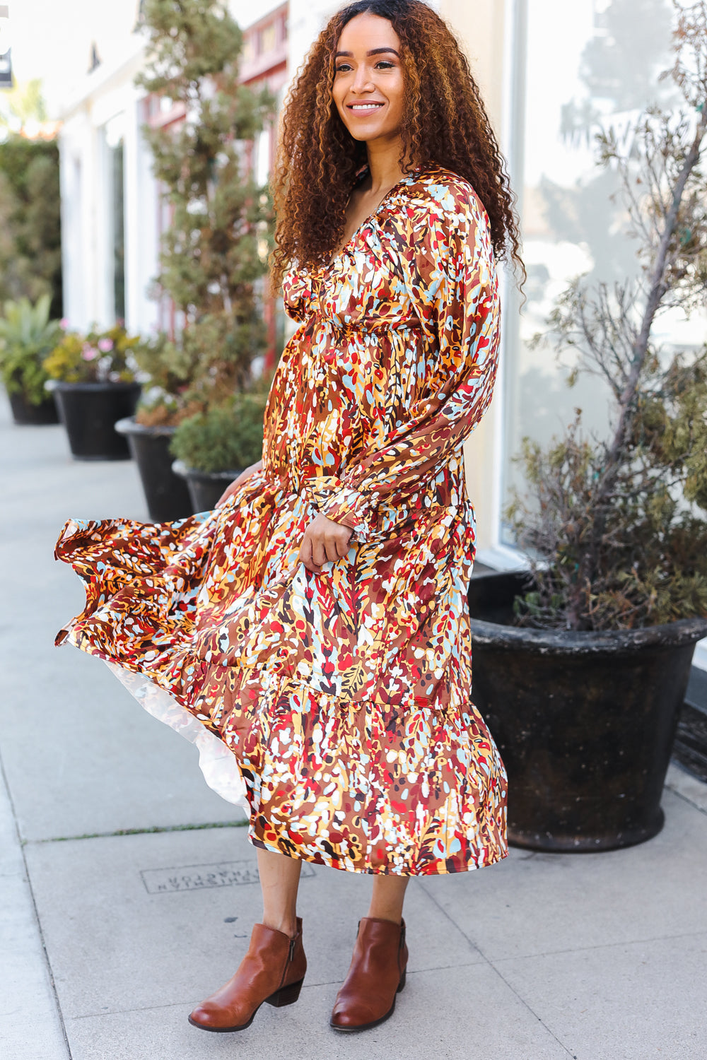 Feeling Femme Floral Maxi Dress