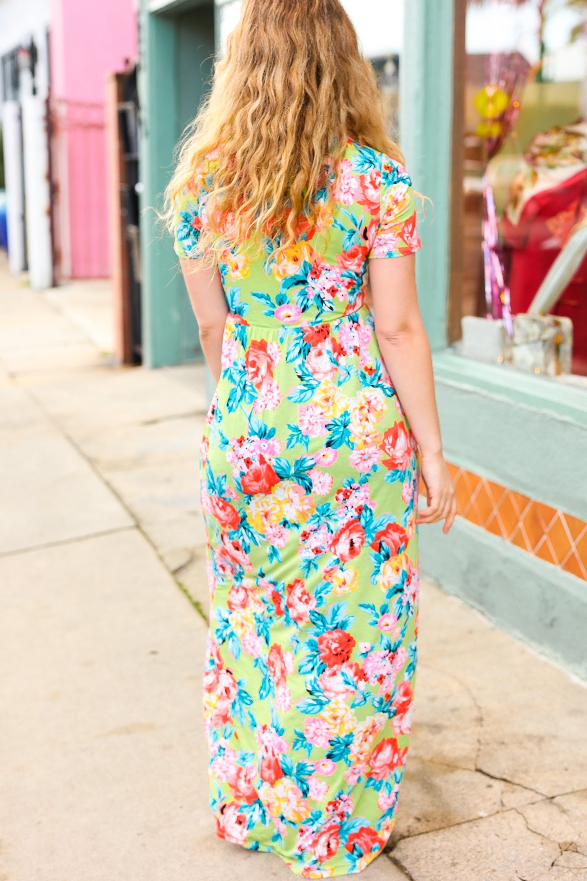 Diva Dreams Floral Fit & Flare Maxi Dress