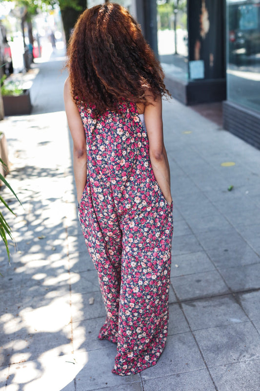 Stand Out Floral Overall Jumpsuit