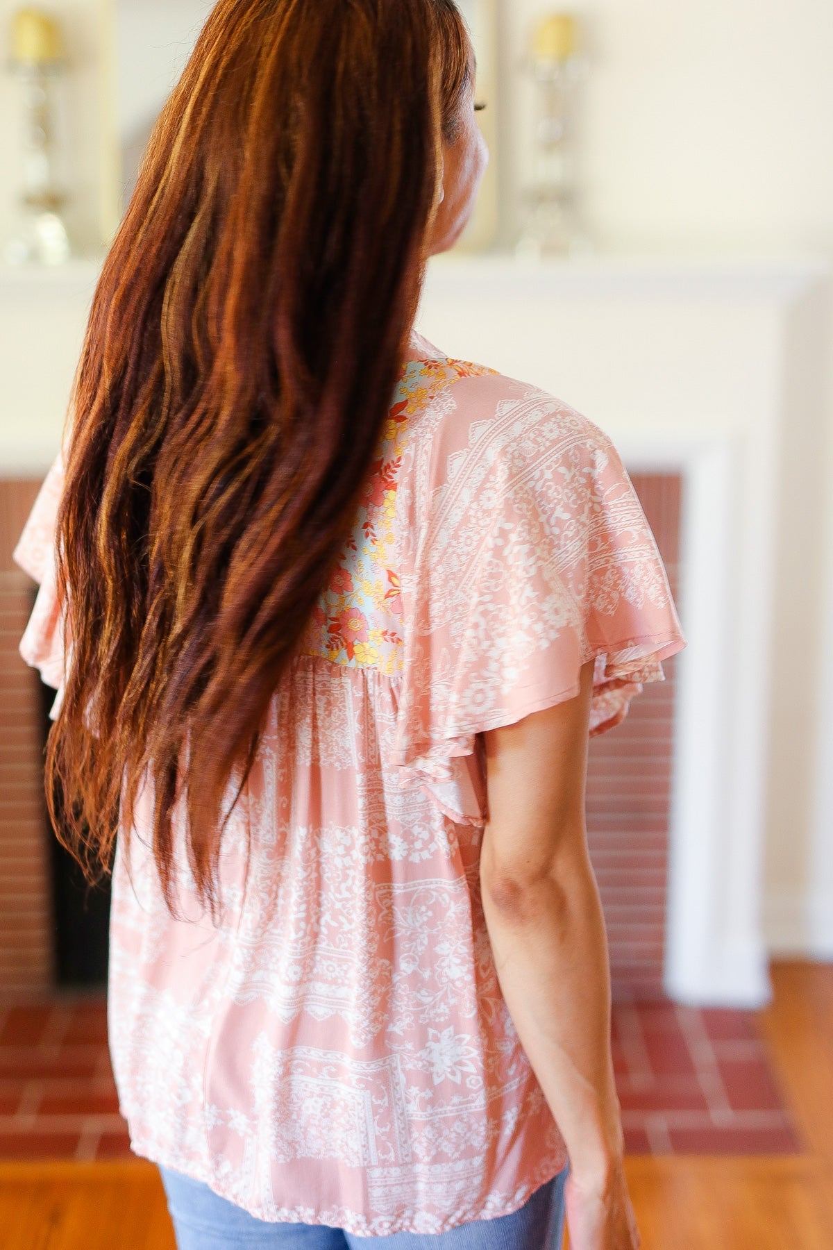 Paisley Floral Top