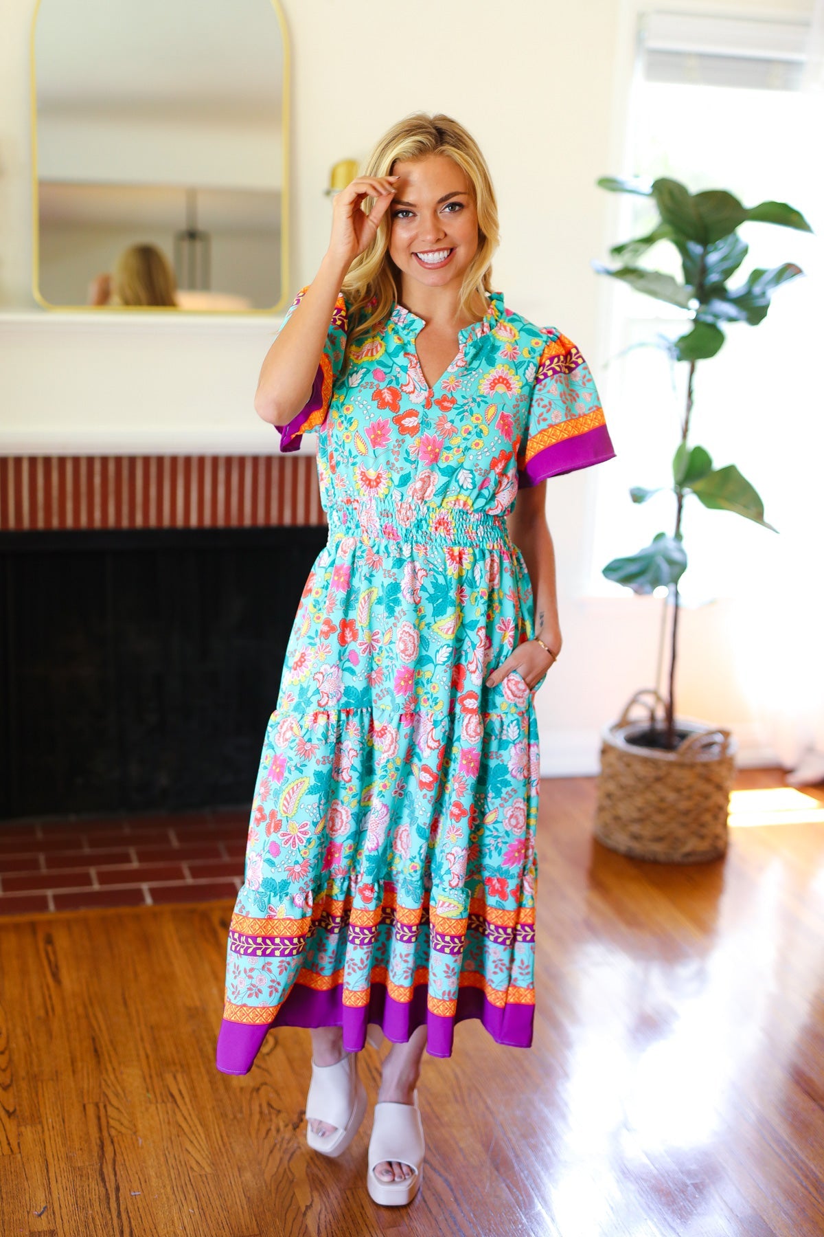 Beautiful You Floral Maxi Dress