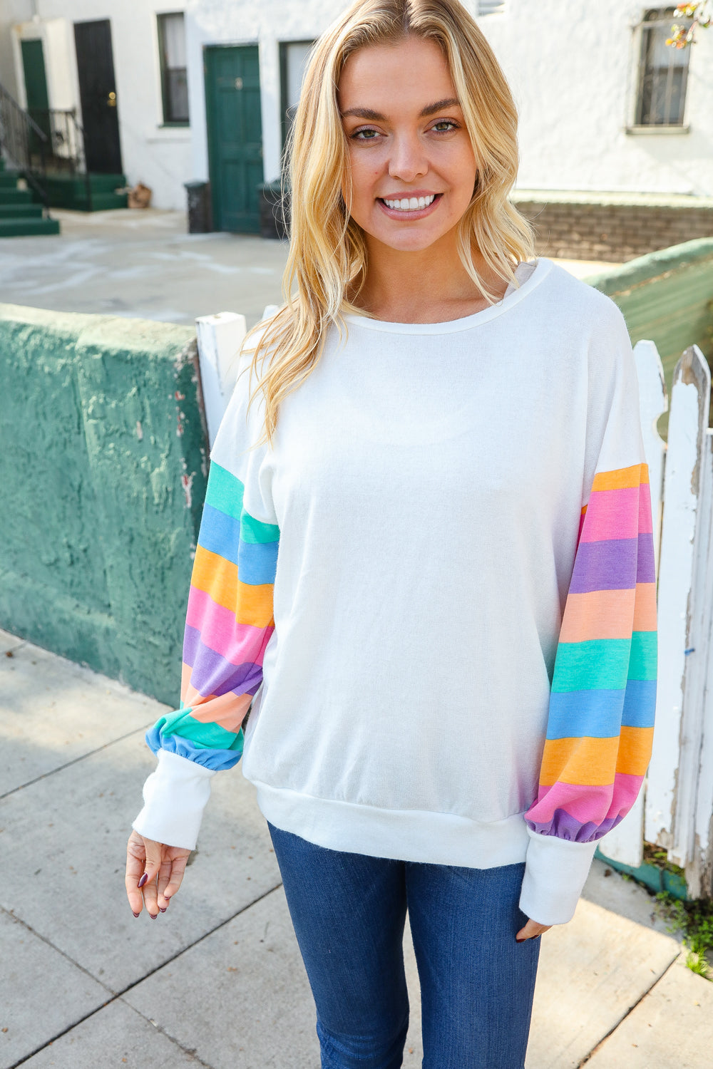 Stand Out Striped Pullover