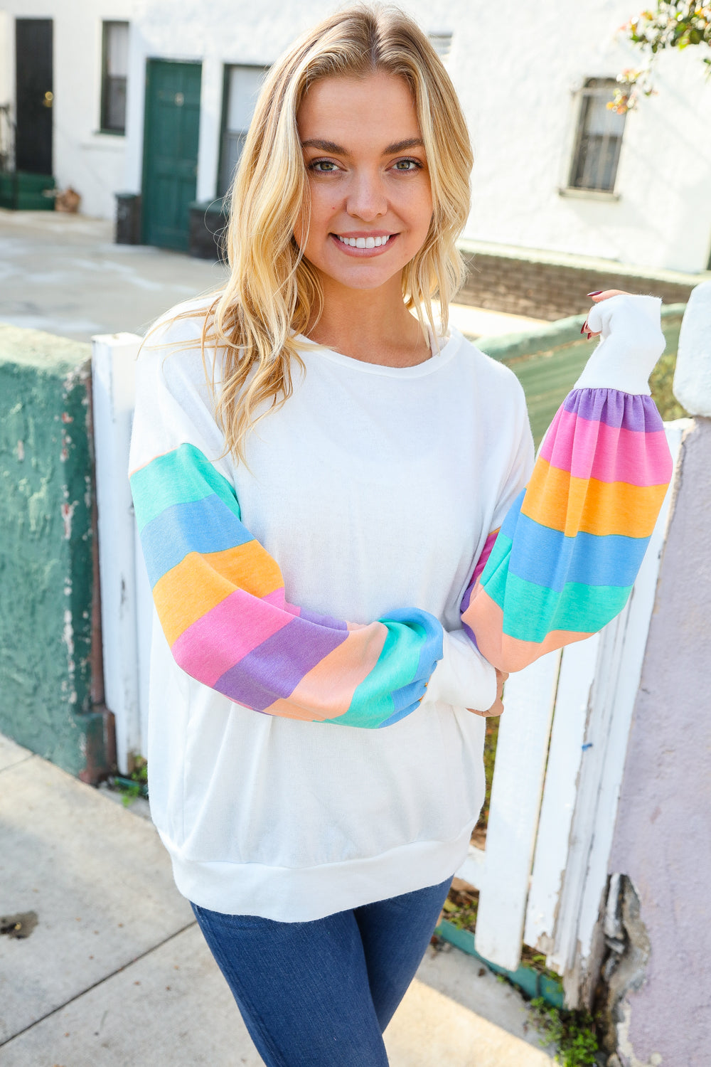 Stand Out Striped Pullover