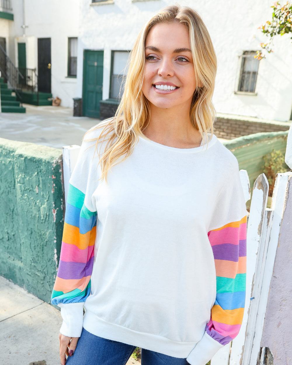 Stand Out Striped Pullover