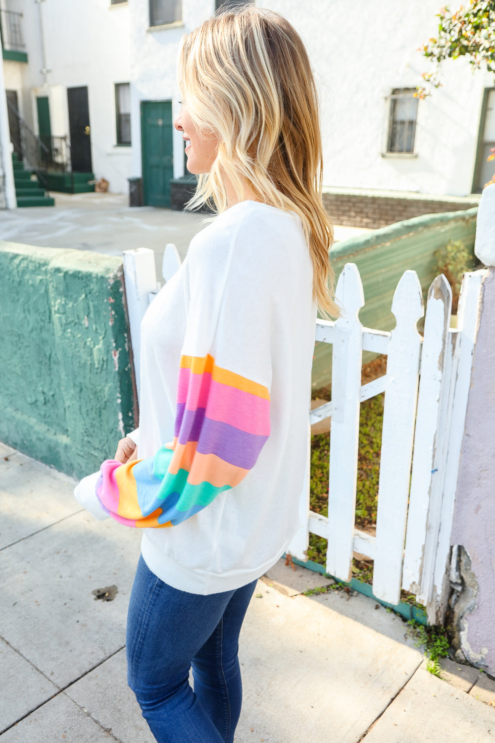 Stand Out Striped Pullover