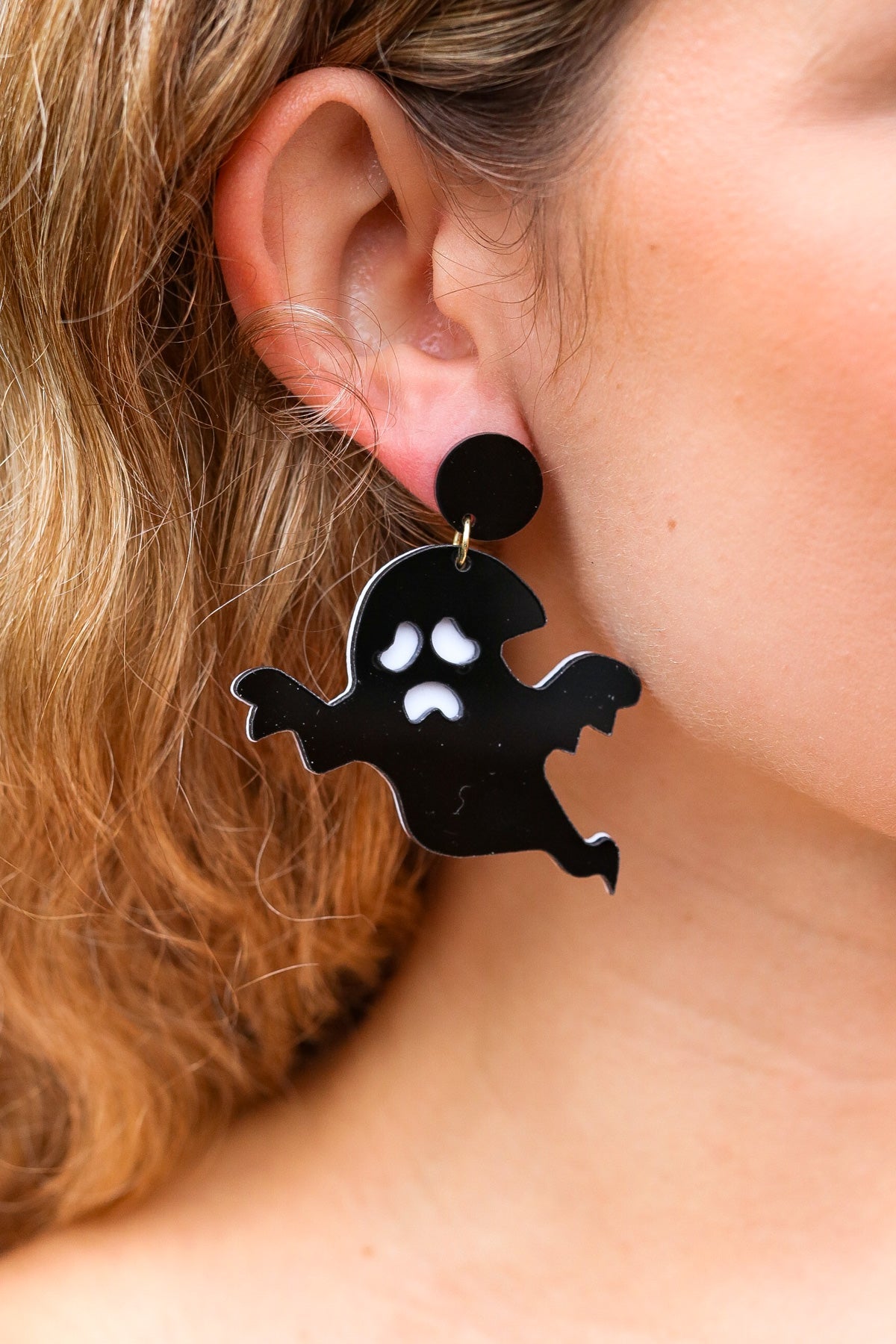 Ghost Acrylic Dangle Earrings