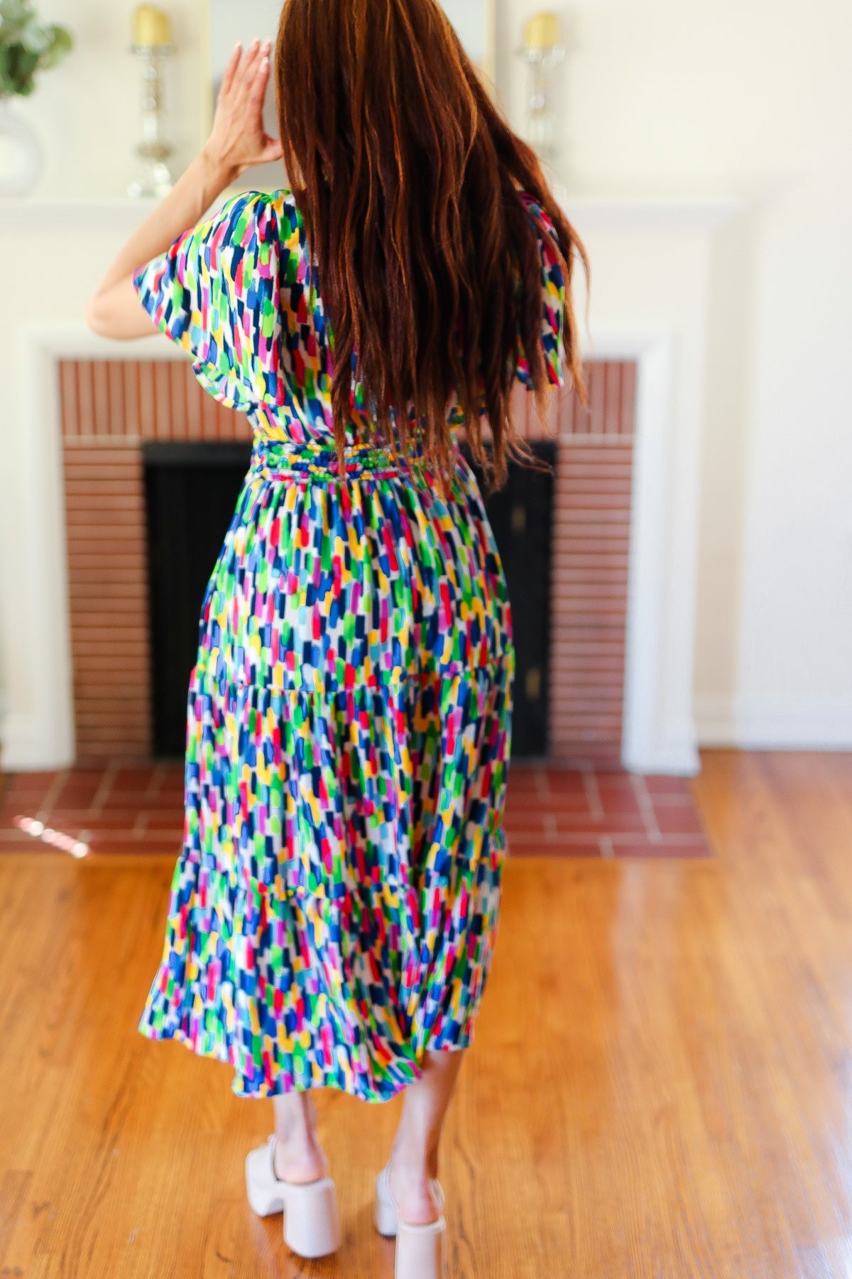 All For You Smocked Waist Maxi Dress