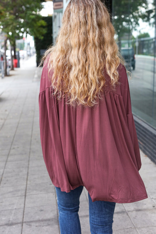 Casual Chic Oversized Top