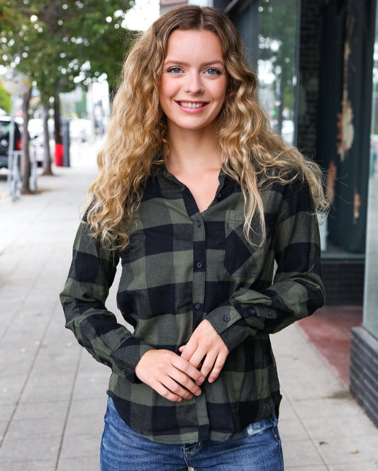 Casual Chic Plaid Top