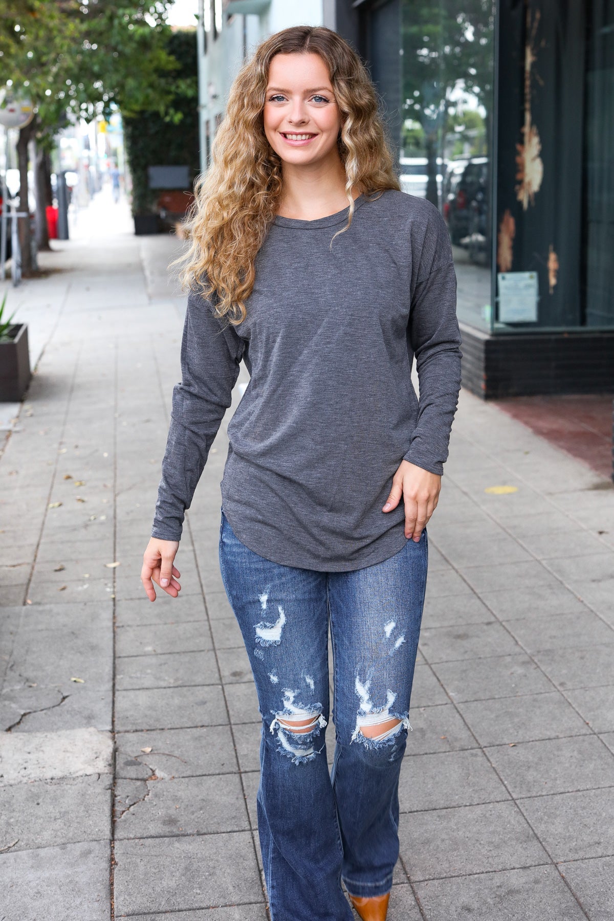 Casual Chic Terry Pullover