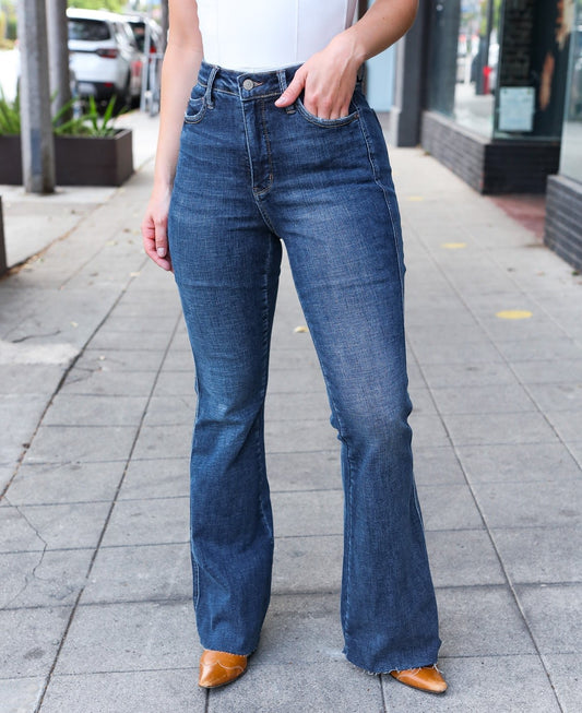 Aubrey High-Rise Flare Jeans | Judy Blue