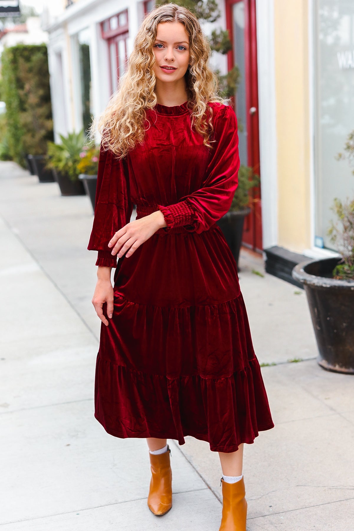 Holiday Dreaming Velvet Dress