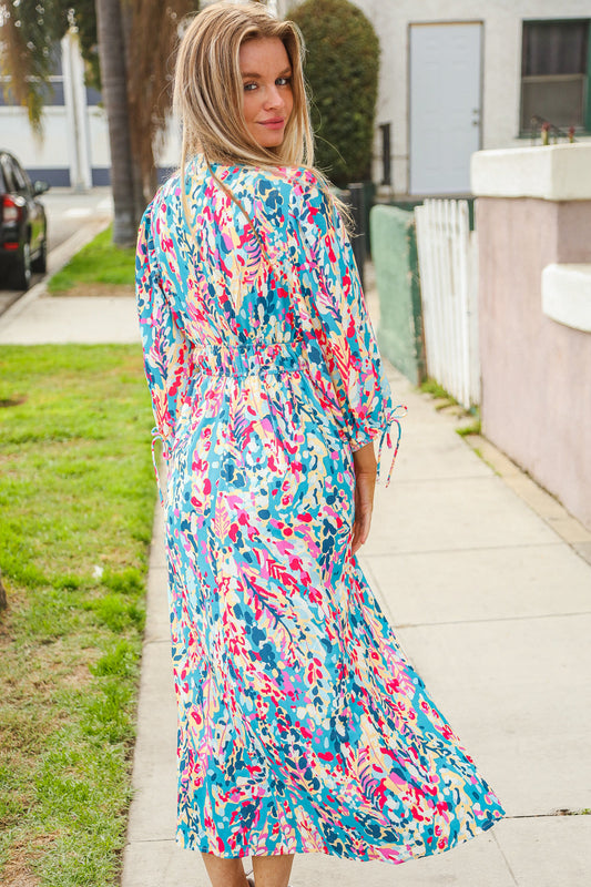 Star Struck Floral Midi Dress