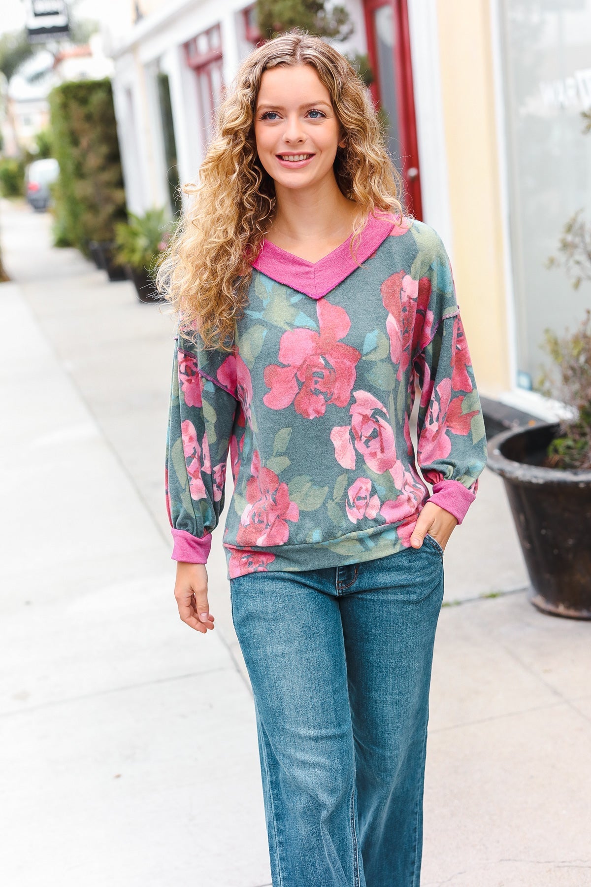 Beautiful You Floral Sweater