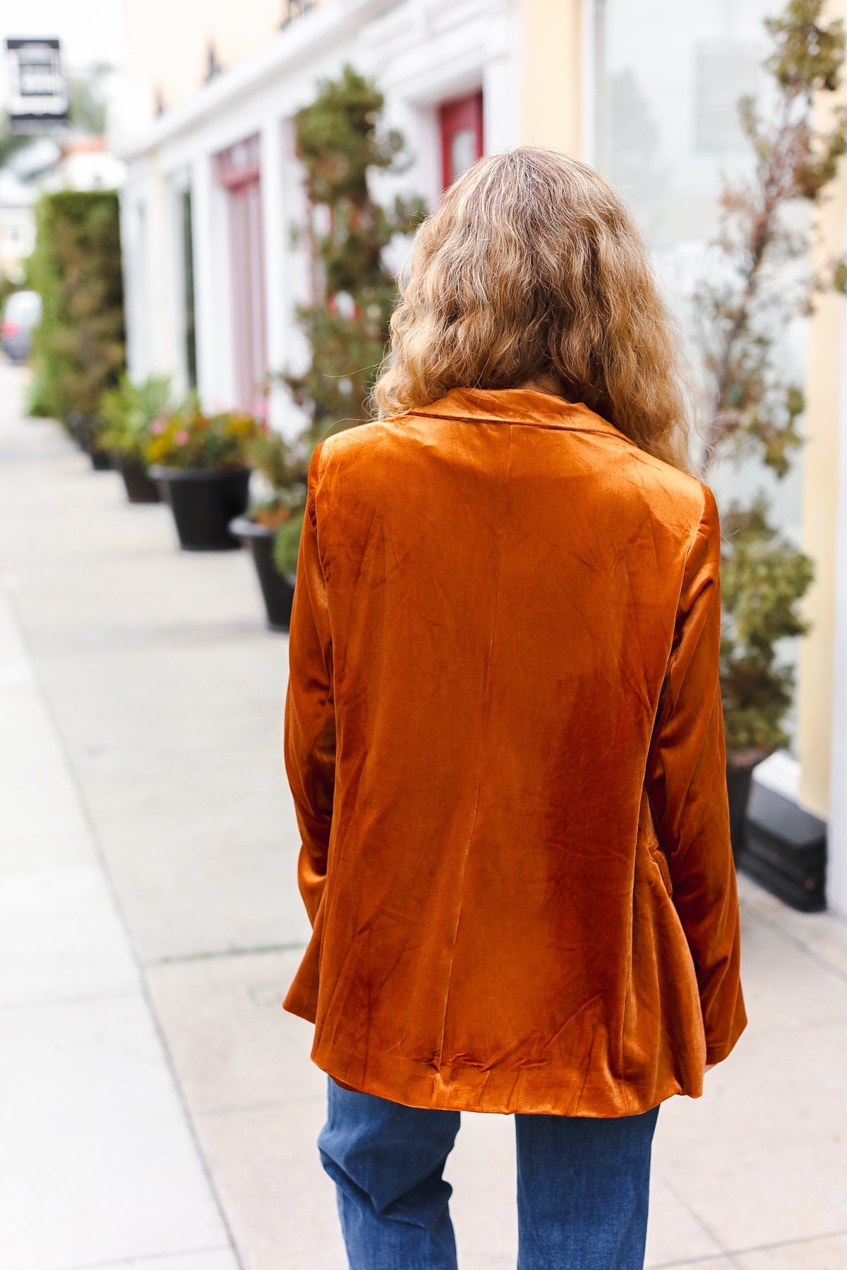 Holiday Stunner Velvet Lapel Blazer