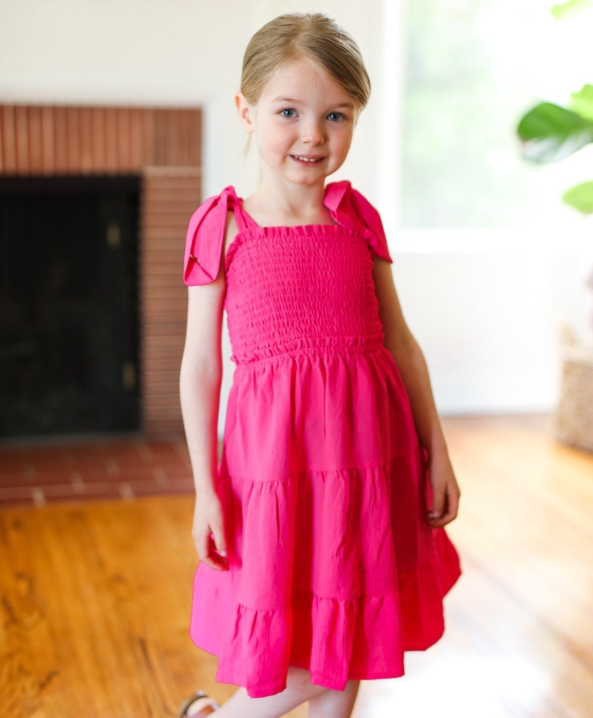 Darling Crepe Tiered Smocked Dress | Kid's