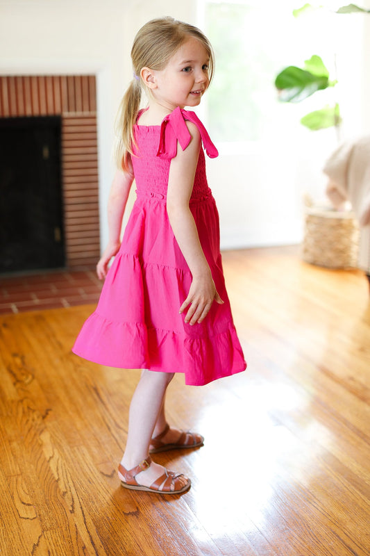 Darling Crepe Tiered Smocked Dress | Kid's