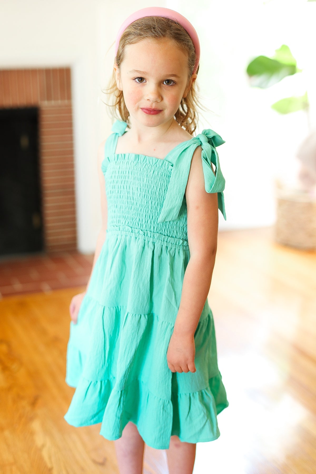 Darling Crepe Tiered Smocked Dress | Kid's