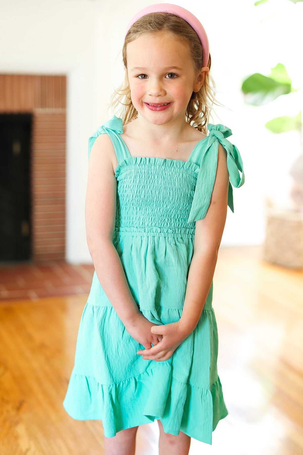 Darling Crepe Tiered Smocked Dress | Kid's