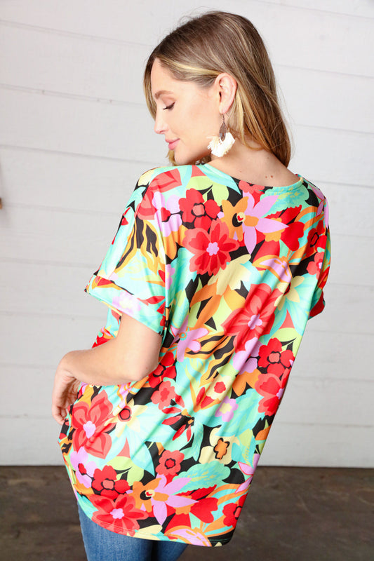 Tropical Floral Top