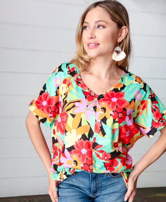 Tropical Floral Top