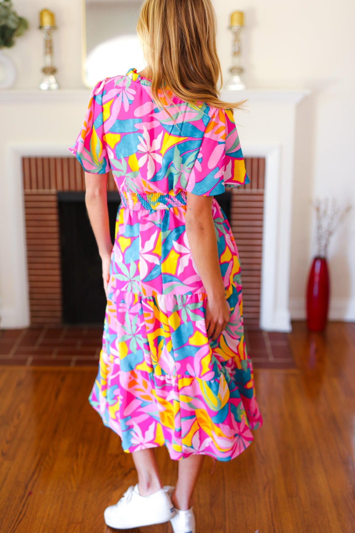 Tropical Trance Floral Maxi Dress