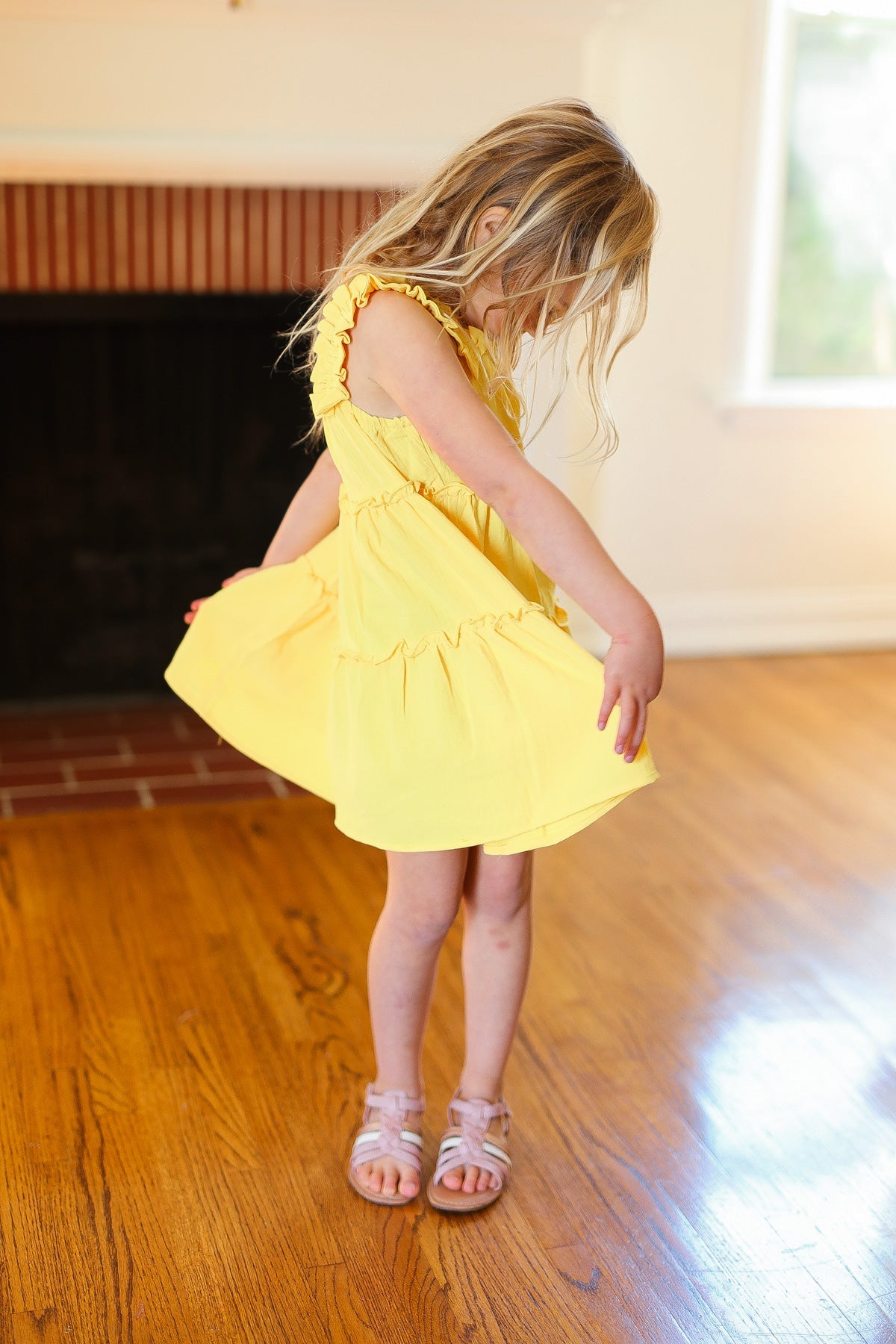 Joyful Tiered Ruffle Dress | Kid's