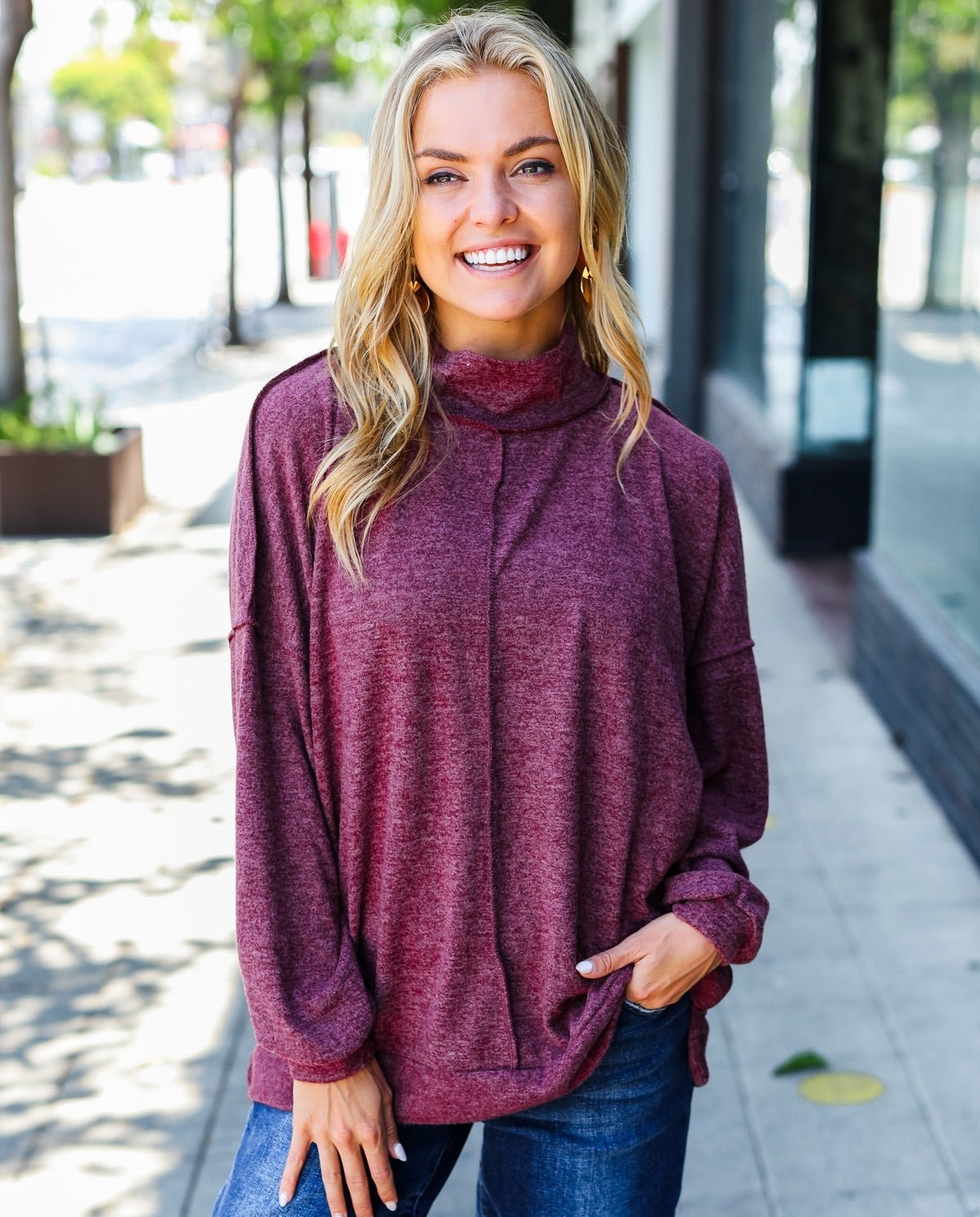 Weekend Ready Mélange Sweater