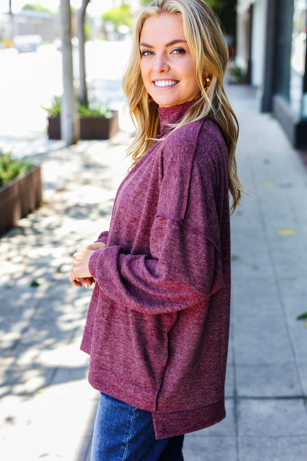 Weekend Ready Mélange Sweater